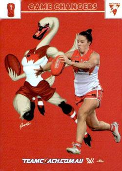 2023 AFLW TeamCoach - Game Changers #GC16 Brooke Lochland Back